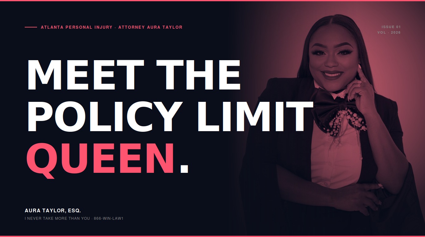 Meet The Policy Limit Queen, Aura Taylor, Esq.
